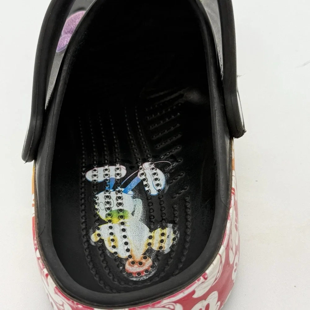 Crocs Classic Disney Mickey Mouse Rainbow Celebration Clogs Size 3